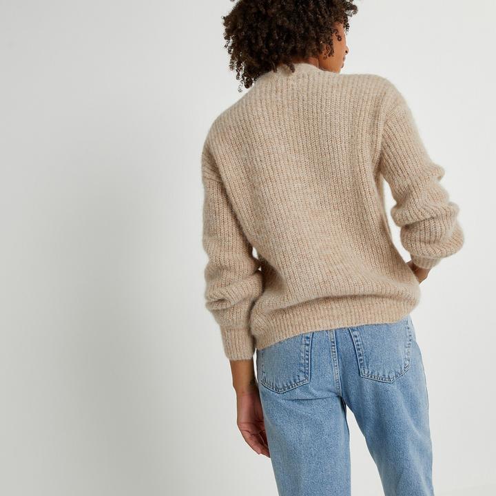 Produktbild La Redoute Collections Geknöpfte Strickjacke mit V-Ausschnitt (M)