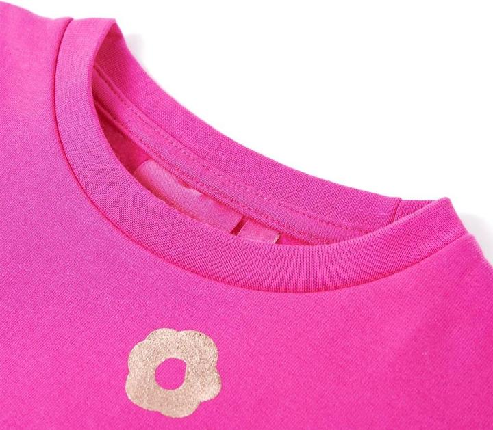 Produktbild VidaXL Kinder-Sweatshirt Dunkelrosa 116,Material: 95 % Baumwolle. 5 (116)