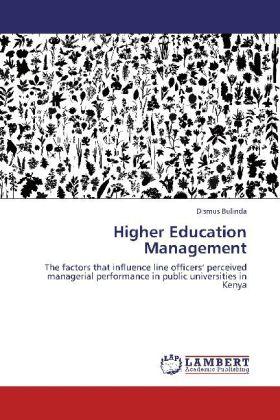 Actual product image Higher Education Management (Dism Bulinda, 2012)
