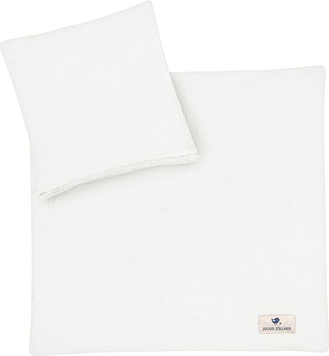 Julius Zöllner Kinderbettwäsche Musselin Ivory 100 x 135 + 40 x 60 cm