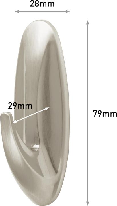 Actual product image Command Brushed Hook M