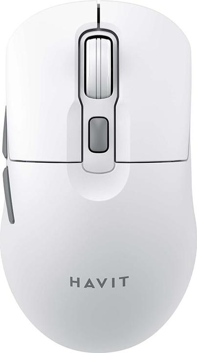 Actual product image Havit - Wireless Mouse (MS59WB) - 2.4GHz, 800/1200/1600 DPI, ABS, PC, AA Battery - White