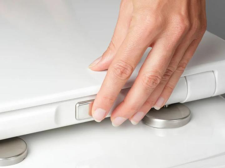 Image du produit Allibert wc-bril RAINBOW - D-vorm - thermodure - soft close - inox scharnieren - afklikbaar - wit