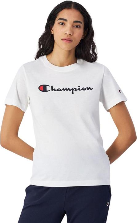 Champion Koszulka damska SS Tee biała 117534 WW001 M (M)