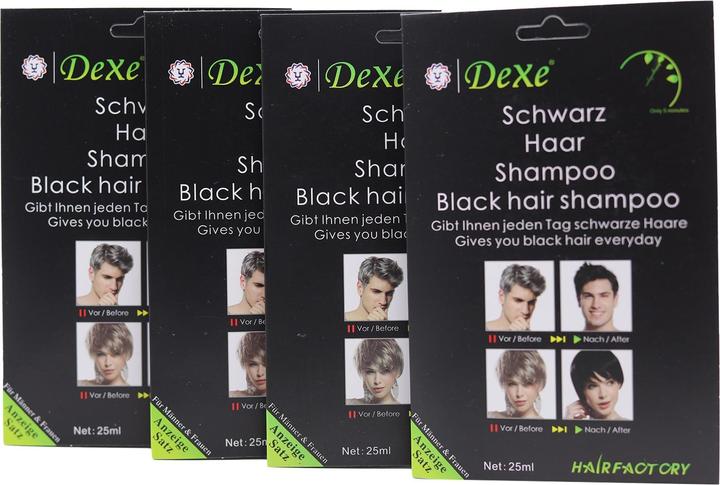 Dexe Black Hair (25 ml, Flüssiges Shampoo)