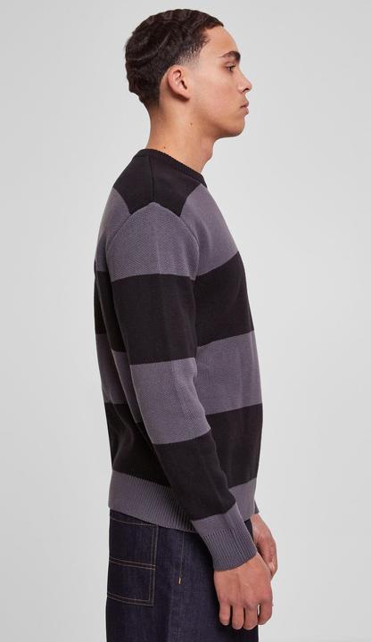 Actual product image Urban Classics Heavy Oversized Striped Sweatshirt (S)