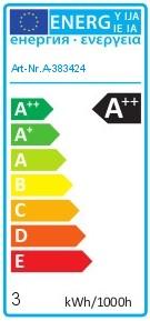 Energie-Label Isoled Leuchtmittel (G4, 3 W, 220 lm, 1 x, E)