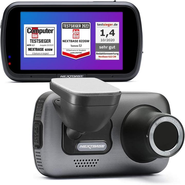 Actual product image Nextbase 622GW (GPS receiver, Wi-Fi, Bluetooth, Built-in display, Night vision, 4K)