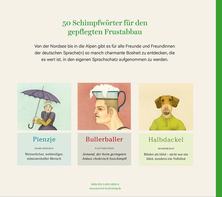 Immagine prodotto Schimpfwörter, die es nicht auf Hochdeutsch gibt (Tedesco, Andrea Schomburg, Nicola Heidelbach, 2023)