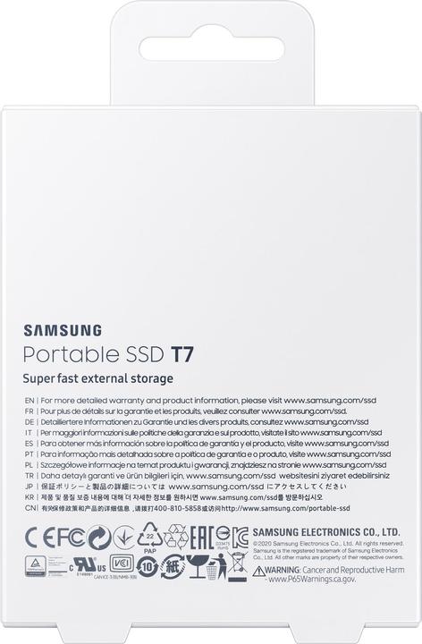 Immagine prodotto Samsung Portable T7 Blue (2000 GB)