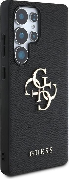 Actual product image Guess Etui Grained Big 4G Logo Small Classic Logo do Samsung Galaxy S25 Ultra czarny (Samsung Galaxy S25 Ultra)