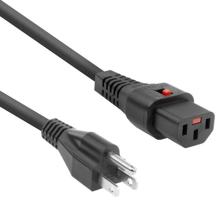 Immagine prodotto Iec Lock Cavo di collegamento 230V USA maschio - C13 bloccabile 2,00 m (2 m)