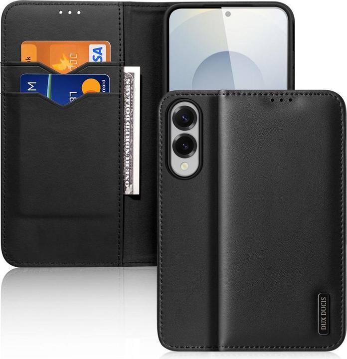 Produktbild Dux Ducis Samsung Galaxy S25 Edge Cover with Wallet - Black (Samsung Galaxy S25 Edge)