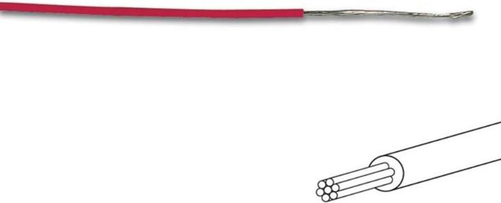 Produktbild Velleman MONTAGEKABEL -? 1.4 mm - 0.2 mm? - MEHRADRIG - ROT