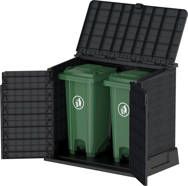 Actual product image Duramax StoreAway Mülltonnenbox Gartenhaus 850 L