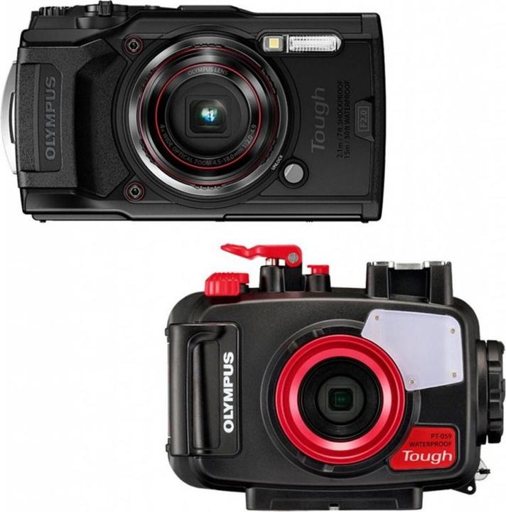 Actual product image Olympus Tough TG-6 Open Water Diver Kit (25 - 100 mm, 12 Mpx, 1/2,3'')