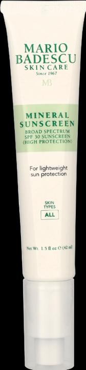 Actual product image Mario Badescu Mineral Sunscreen SPF30 (Suntan cream, SPF 30, 42 ml)