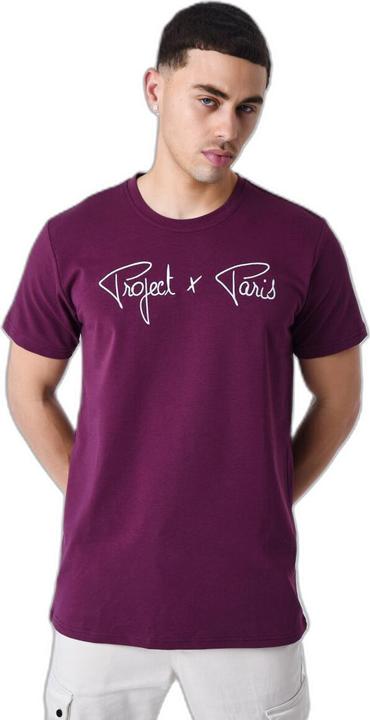 Project X Paris basic t-shirt mit logo-stickerei (XS)