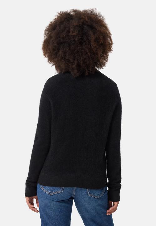 Actual product image Cash-Mere Brushed Kaschmir Pullover mit kurzem Stehkragen (M)