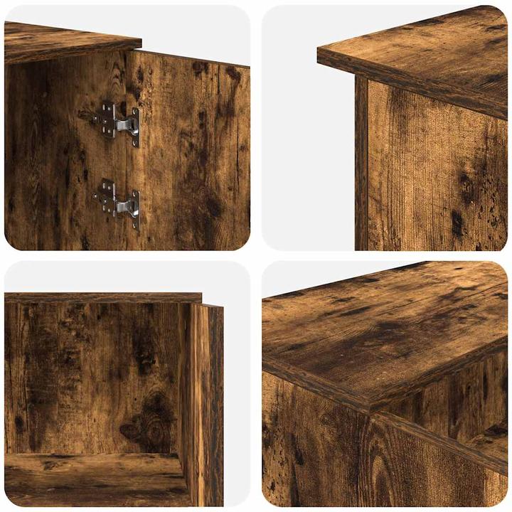 Produktbild VidaXL Empfangstheke Räuchereiche 155x50x103,5 cm Holzwerkstoff Empfangstresen