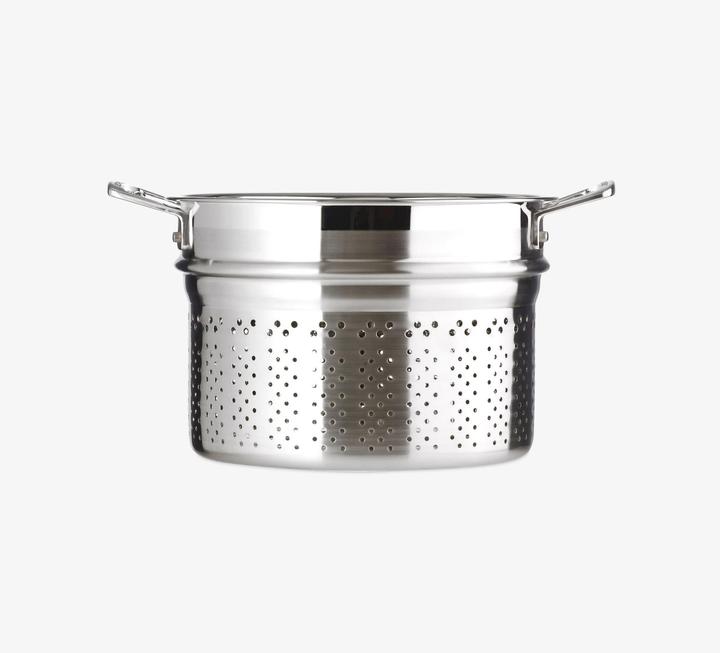 Actual product image Le Creuset Pasta pot with insert (Pot, Aluminium, Stainless steel)