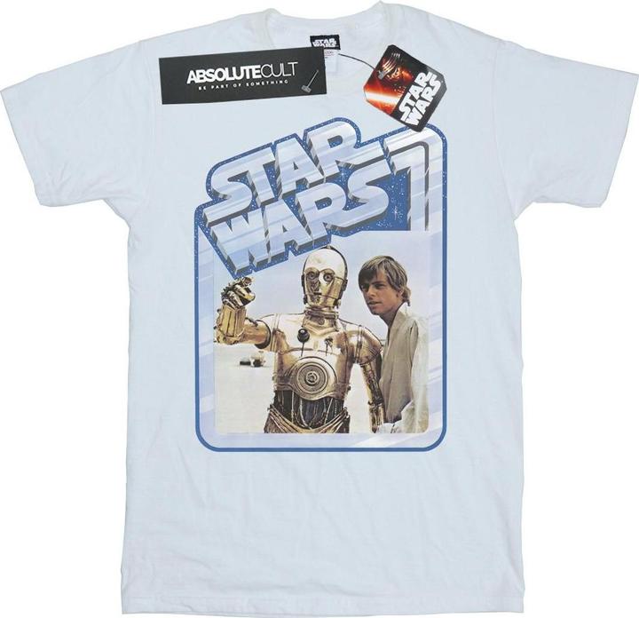 Produktbild Star Wars Luke Skywalker And C3PO TShirt Mädchen (116)