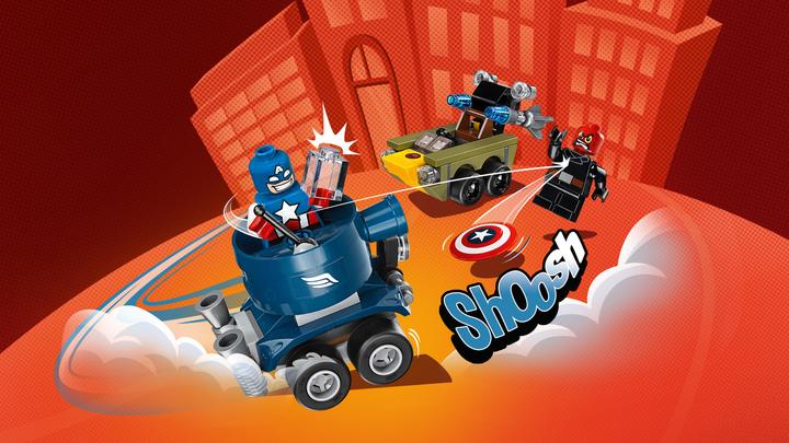 Image du produit LEGO Marvel Super Heroes Mighty Micros: Captain America contre Crâne Rouge (76065, LEGO Marvel)