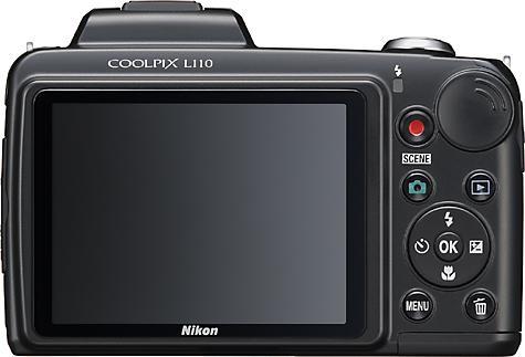 Produktbild Nikon Coolpix L110, 12 Mpixel, 15x Zoom, HD-Movies, Schwarz (12.39 Mpx, 1/2,3'')