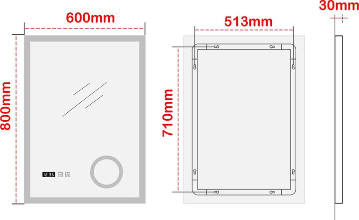 Image du produit Pro-Tec Lizzano (80 x 60 x 3 cm)