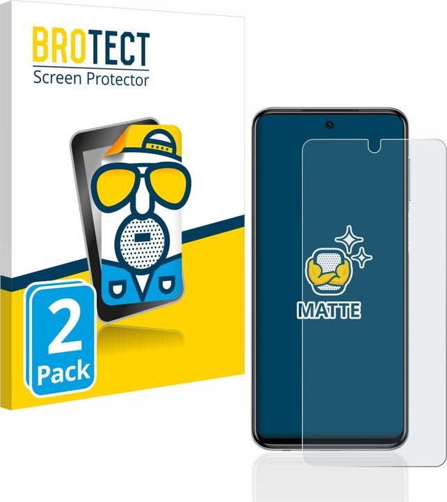 Productafbeelding BROTECT Antireflecterende schermbeschermer mat (2 Stuk, Xiaomi Redmi Note 9S)
