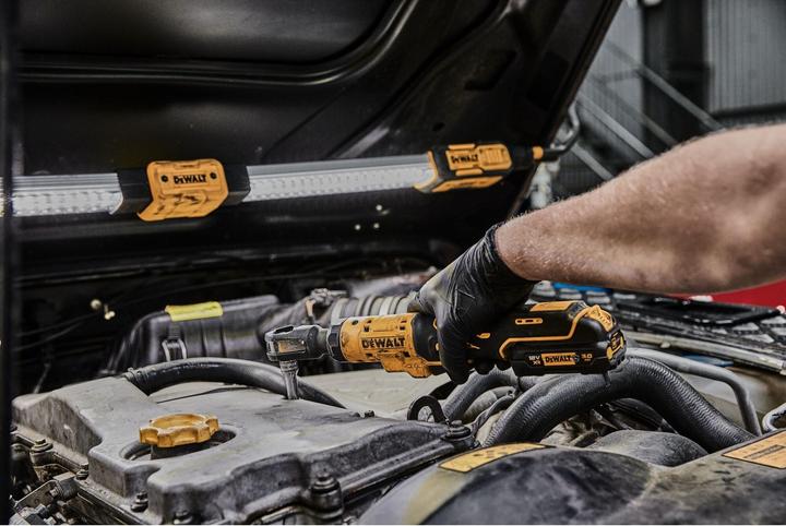 Actual product image DeWalt Dewa battery ratchet, 1/4", 12V, base v. DCF504NXJ (Rechargeable battery operated)