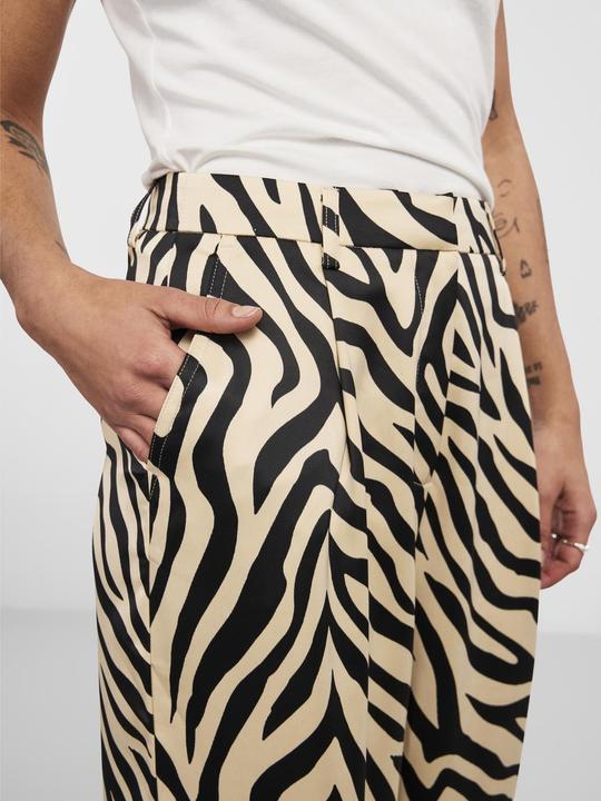 Actual product image Pieces PCZEBRANE Satin Trousers (S)