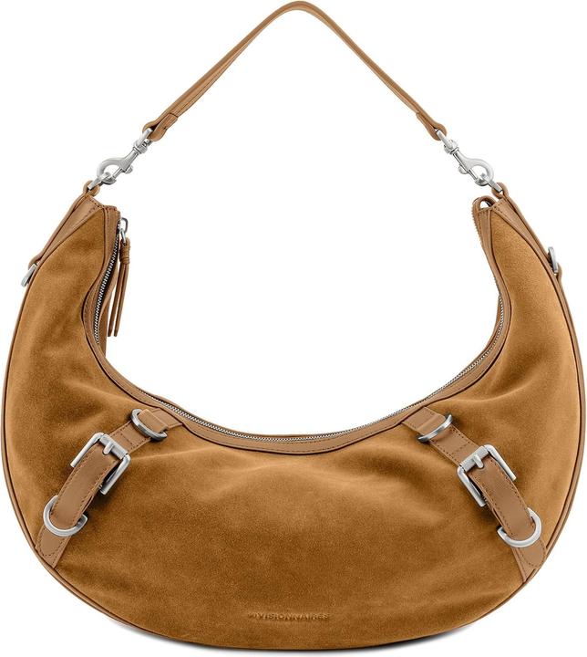 Les Visionnaires Enya Schultertasche Leder 46 cm