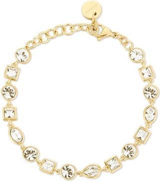 Actual product image Brosway - Luxury gold-plated bracelet with clear crystals Symphonia BYM169