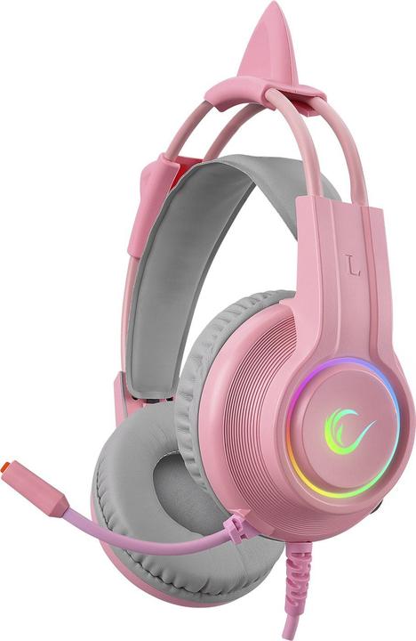 Actual product image Rampage Słuchawki X-CATTY Różowe (RM-K91) (Cable)
