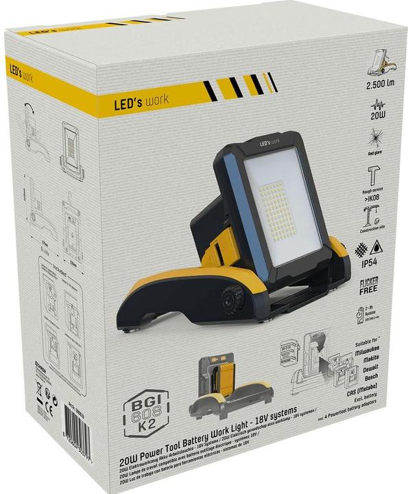 Actual product image Shada Battery light (2900 lm)