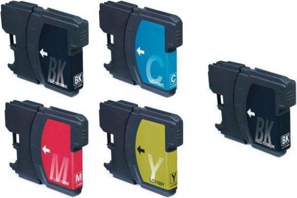 Immagine prodotto Hermex Cartuccia d'inchiostro alternativa a Brother LC-1100 CMYK (M, FC, C, Y)
