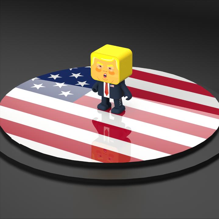 Image du produit Mobility on Board Dancing President speaker Donald Trump (4 h, Fonctionnement sur batterie)