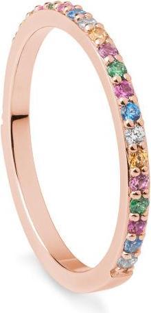 Image du produit Breuning RING - Brill. | Sky Blue | Apple Green | Saf. Pink (56, Or 750/18 K)
