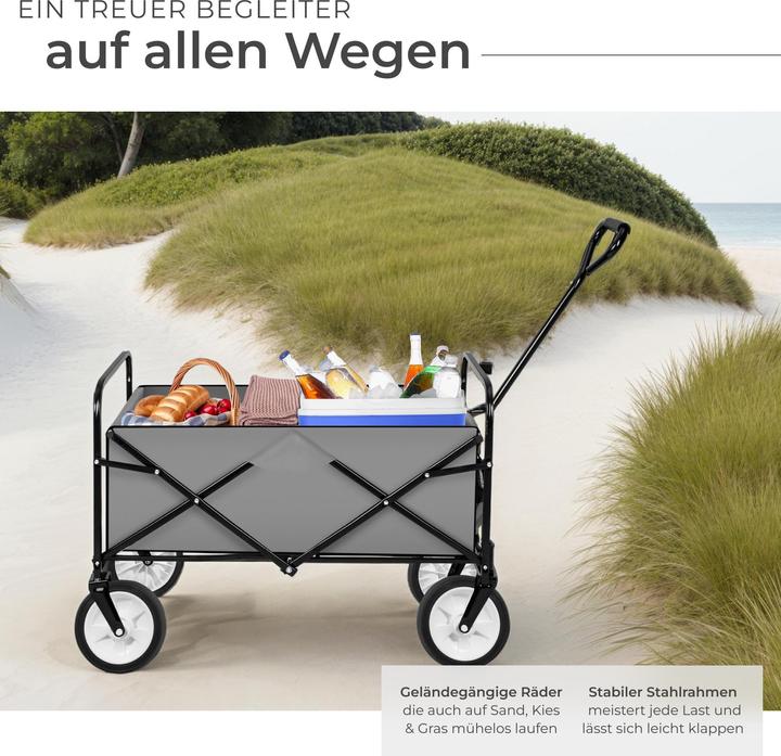 Produktbild tectake Faltbarer Bollerwagen