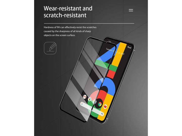 Immagine prodotto Screenguard Google Pixel 4a Pellicola di vetro protettiva a schermo intero 2.5D 9H (1 Pezzo/i, Google Pixel 4a)