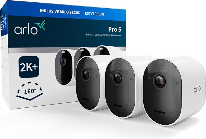 Actual product image Arlo Pro 5 3-pack (2560 x 1440 Pixels)