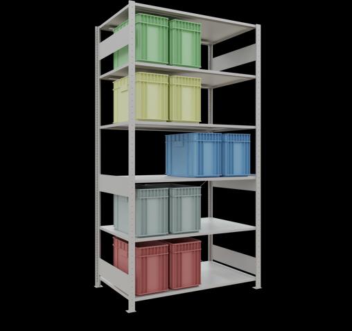 Actual product image Schulte Lagertechnik MULTIplus150 basic racking system with cross braces