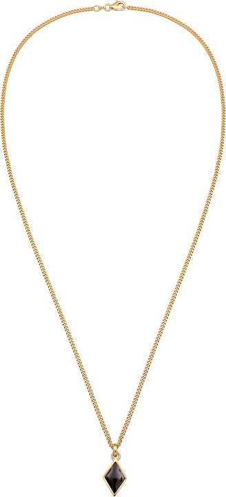 Actual product image Kuzzoi Necklace rhombus enamel geo style 925 silver (925 sterling silver, Enamel, 55 cm)