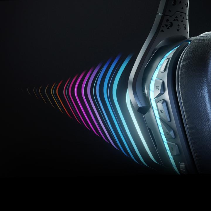 Produktbild Logitech G G935 Wireless 7.1 Surround Sound LIGHTSYNC für Gaming - 2,4 GHz - EMEA (Kabellos)