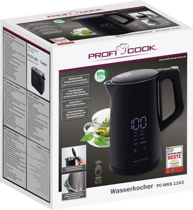 Image du produit Proficook PC-WKS 1243 noir. (1.70 l)