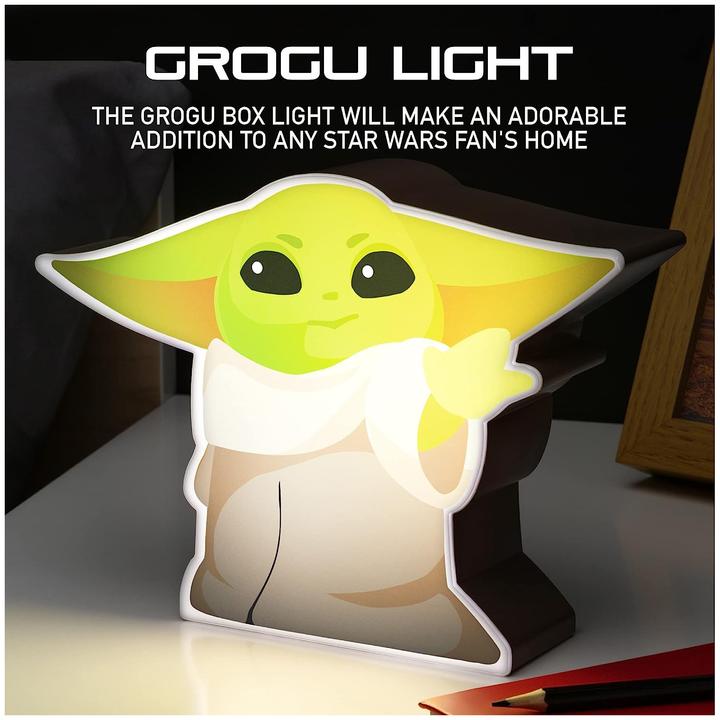 Actual product image Paladone Products Lampada Star Wars The Mandalorian Grogu 2D