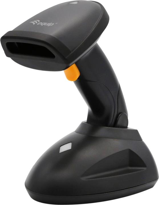 Actual product image equip Barcode Handheld Scanner 2D Laser Wireless USB black (1D barcodes, 2D barcodes)