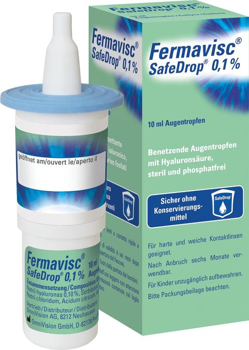 OmniVision Augentropfen Fermavisc SafeDrop 0.1% (10 ml, Fermavisc SafeDrop 0.1 % 10 ml Augentropfen)