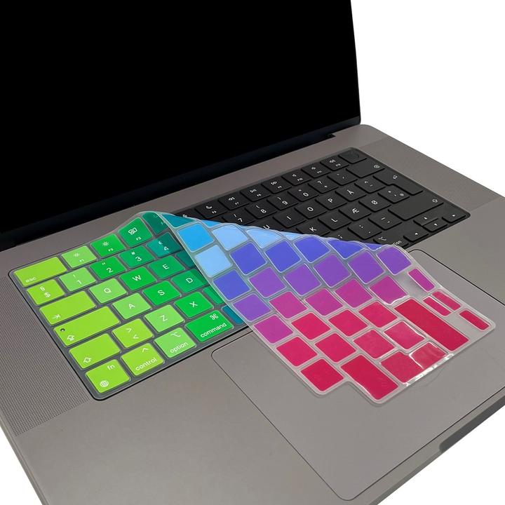 Produktbild Philbert Design KB Cover MacBook Pro/Air 13-14-16’’ 2021-2022 Rainbow Nordic